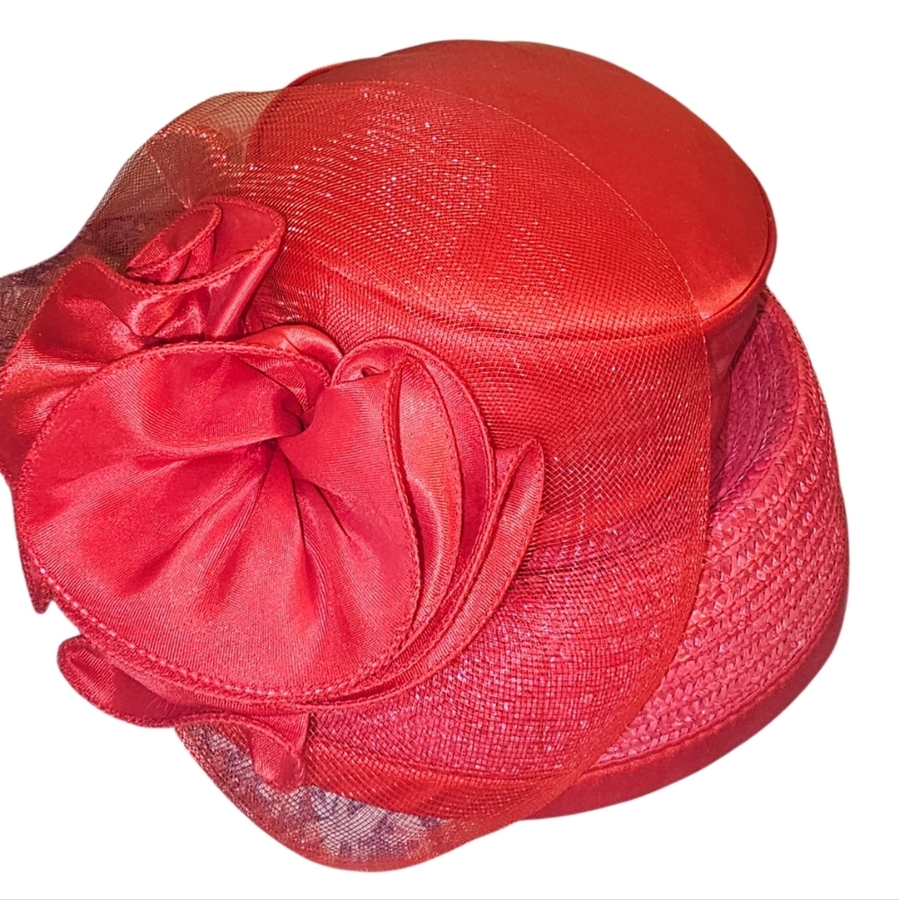 Elegant Red Women's Hat